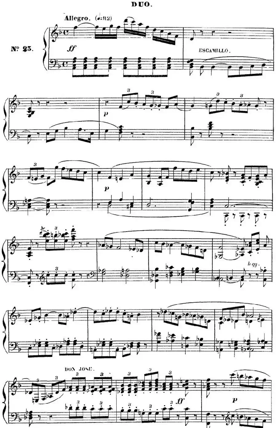 Carmen for Solo Piano（卡门全剧钢琴独奏版）（No.23）