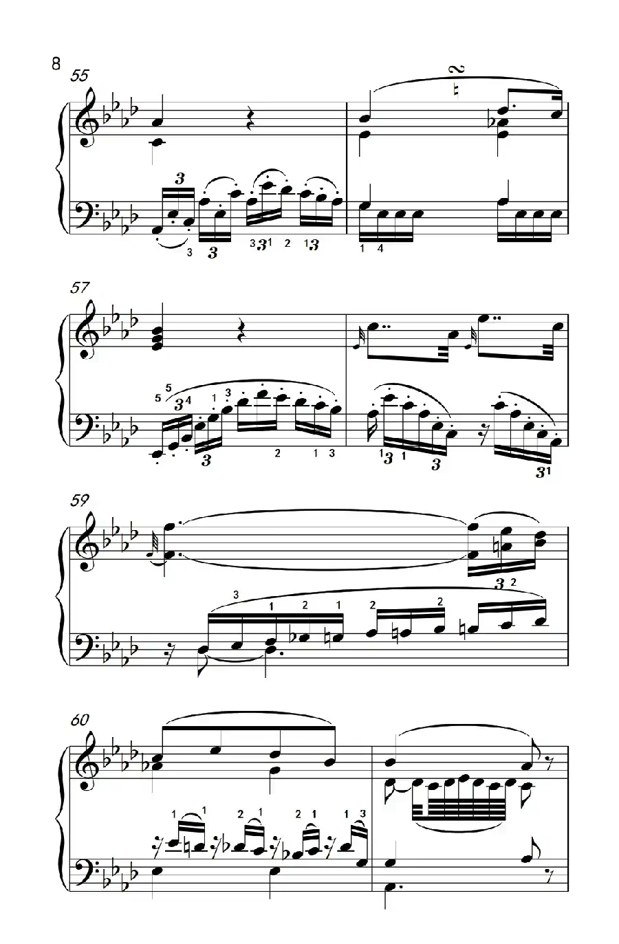 奏鸣曲 Opus 10 Nr.1 第二乐章（贝多芬奏鸣曲集 2）