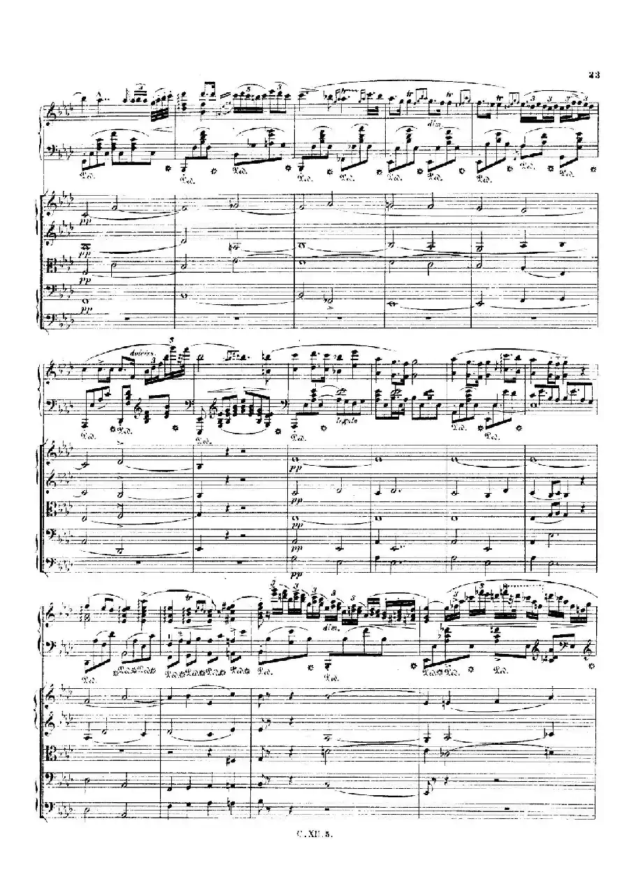 Piano Concerto No.2 in f Minor Op.21（f小调第二钢琴协奏曲·总谱）