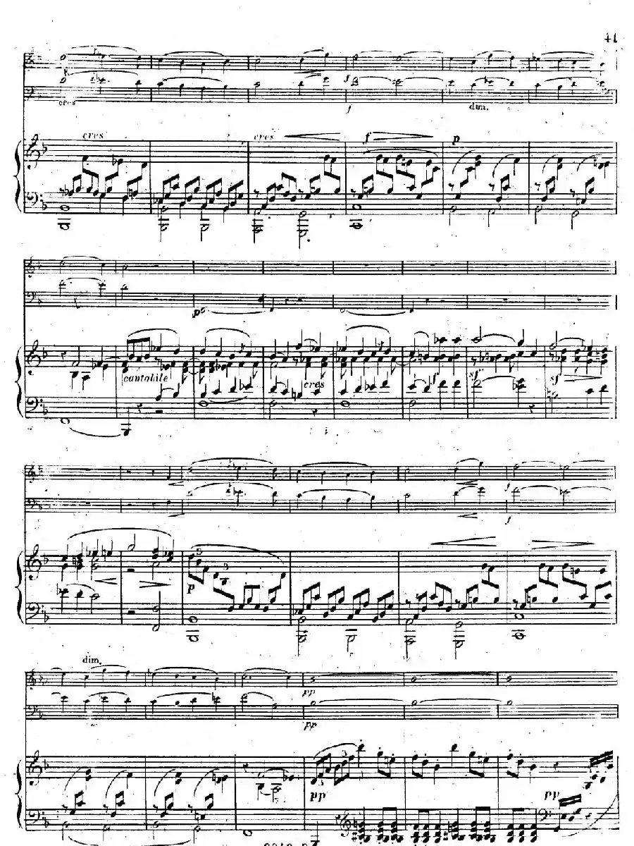 Piano Trio No.1 in d Minor Op.49（d小调第一钢琴三重奏·第四乐章）