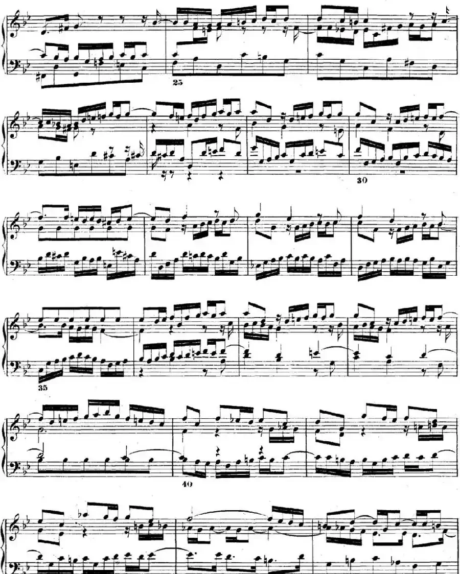 巴赫《平均律钢琴曲集·第二卷》之赋格曲(NO.16)