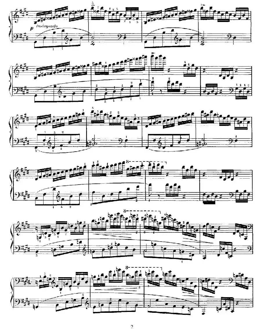 15 Etudes de Vortuosite Op.72（15首辉煌练习曲·1）