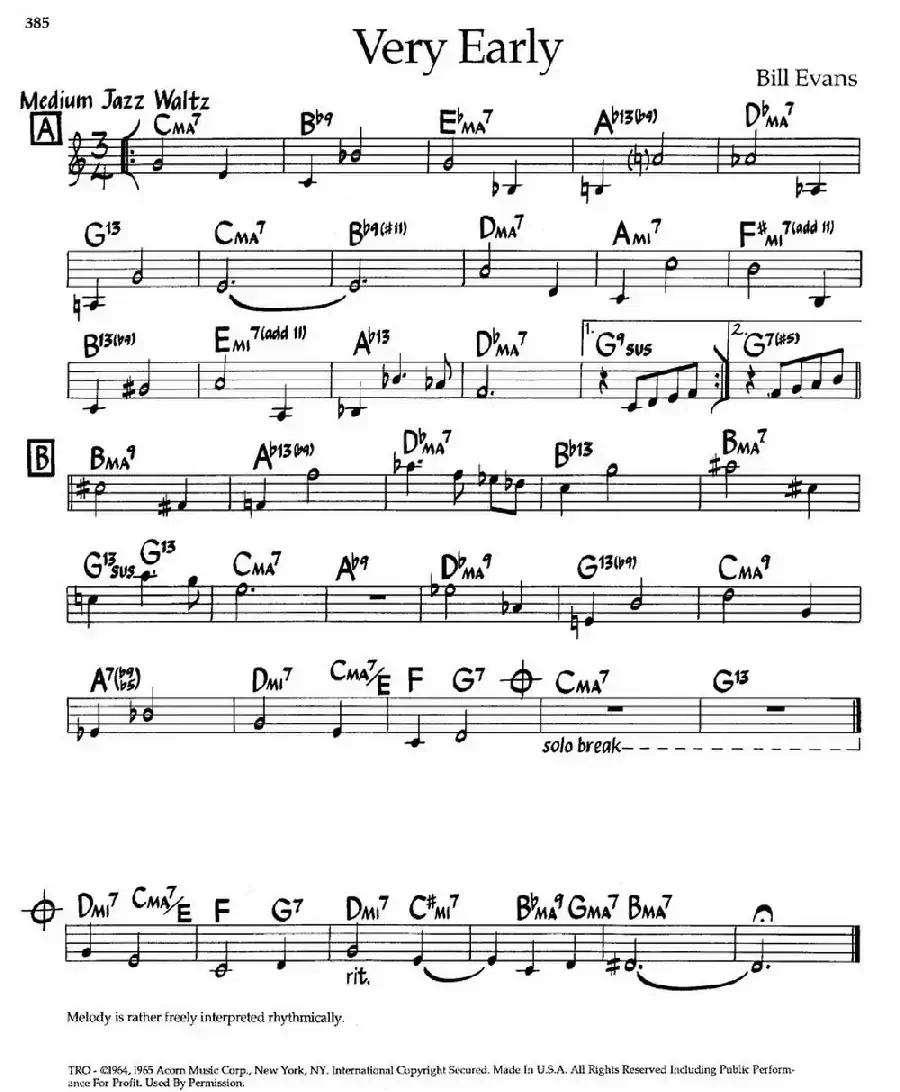 Very Early（爵士钢琴曲）