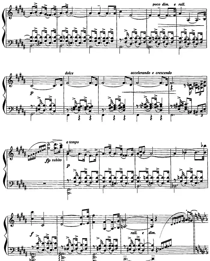 现代钢琴曲：2、即兴曲