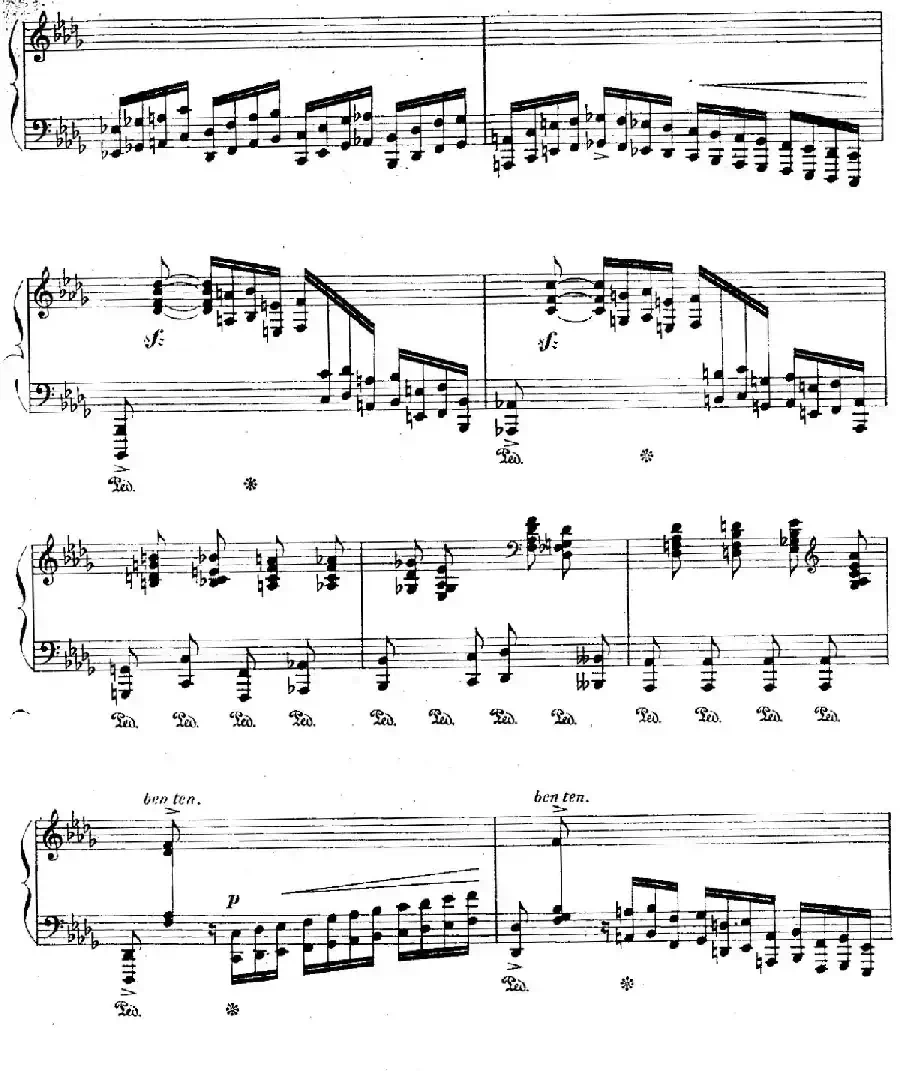 12 Etudes For The Left Hand Op.92 No.12（12首为左手而作的钢琴练习曲）