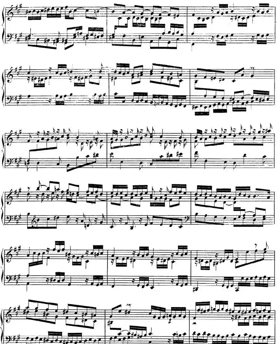 Toccata BWV 910（7首托卡塔·No.1 #F小调）