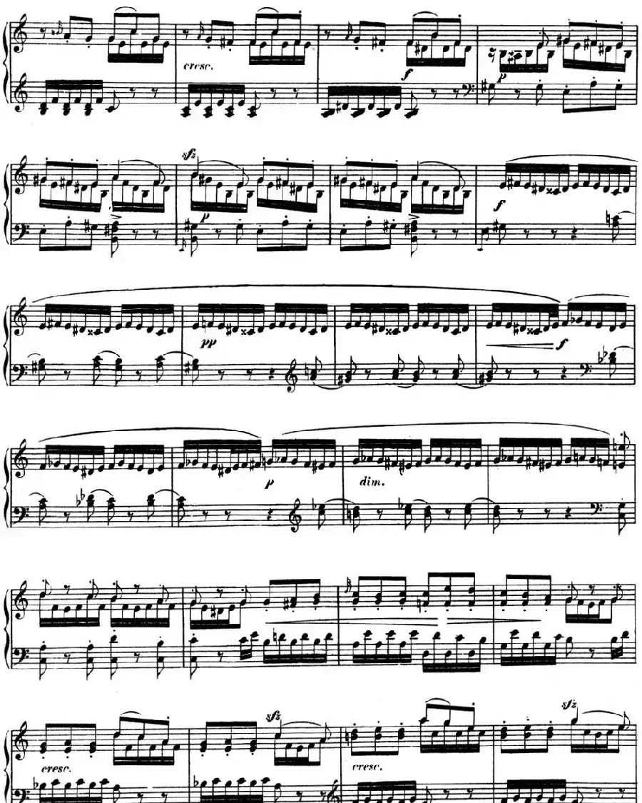 门德尔松无词歌Op.67(NO.4)