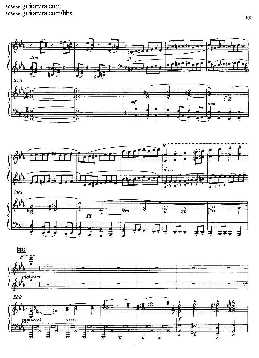 c小调第二钢琴协奏曲 Op.18（双钢琴·第三乐章）