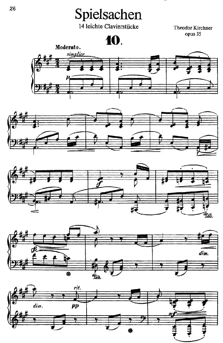 Spielsachen Op.35（玩具·10）