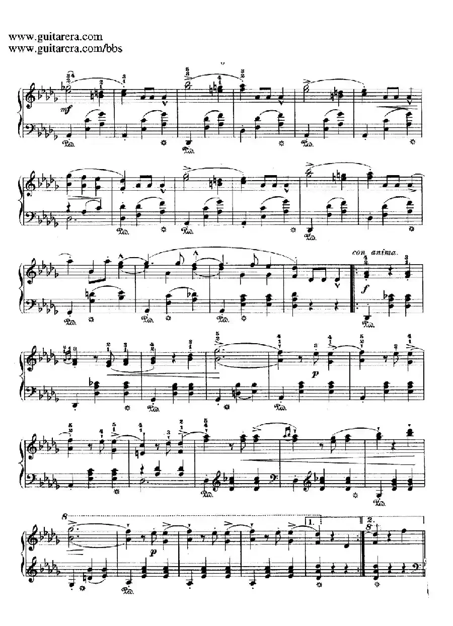 Grande Valse Brillante in E-flat Major Op.18 （降E大调华丽辉煌圆舞曲）