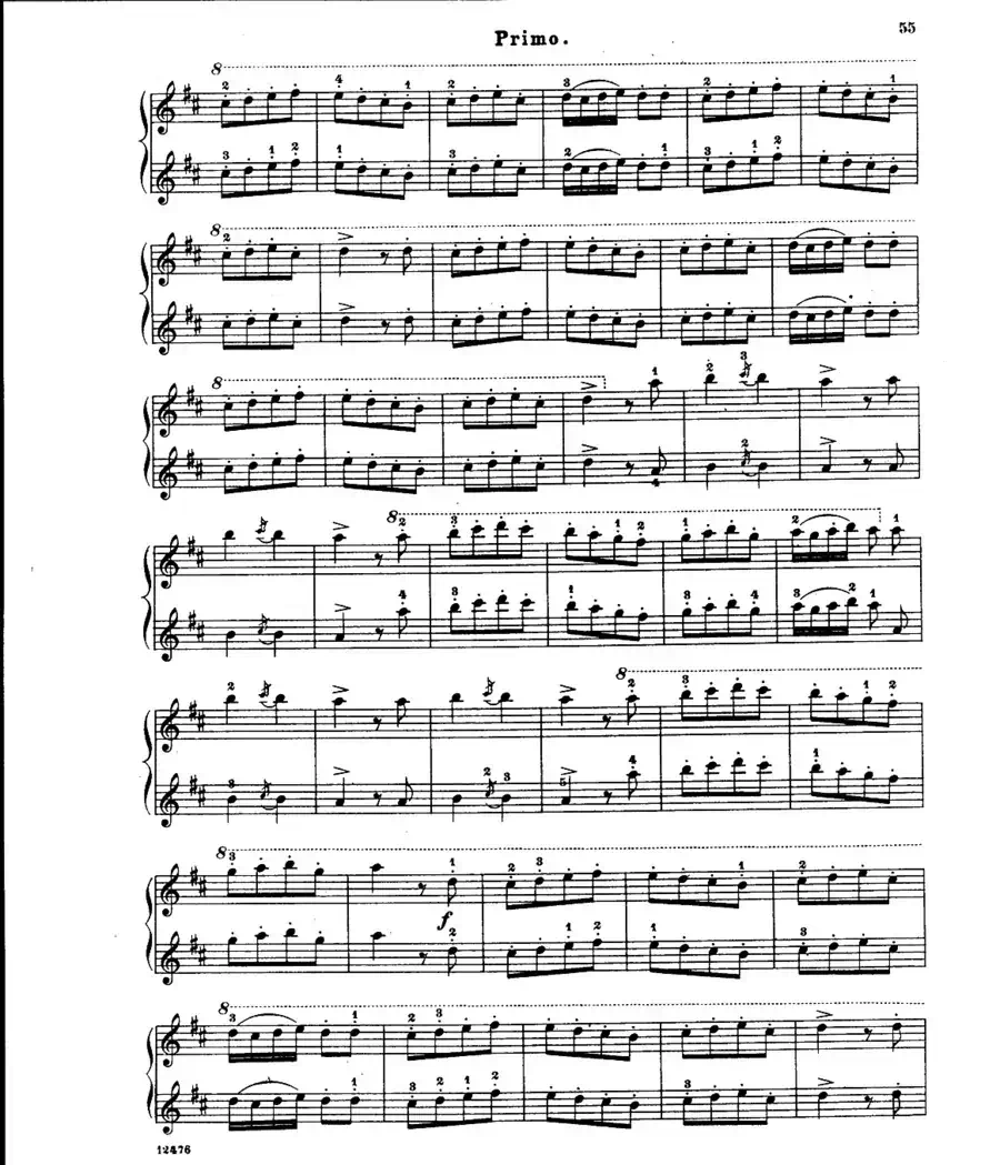 L'Arlesienne Suite No·2（阿莱城姑娘·第二组曲·四手联弹）