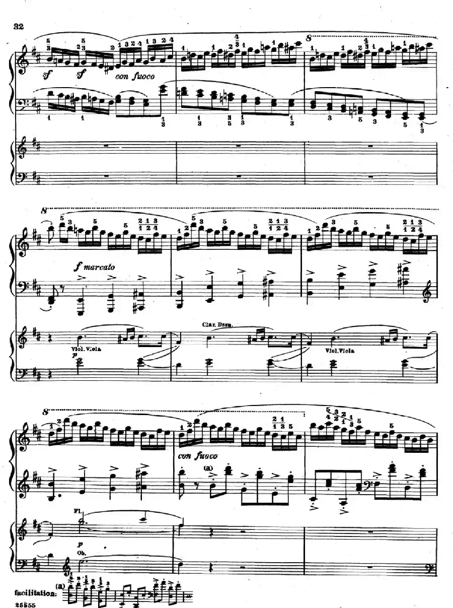 Capriccio Brillante in B Major Op.22（B大调华丽随想曲·双钢琴）