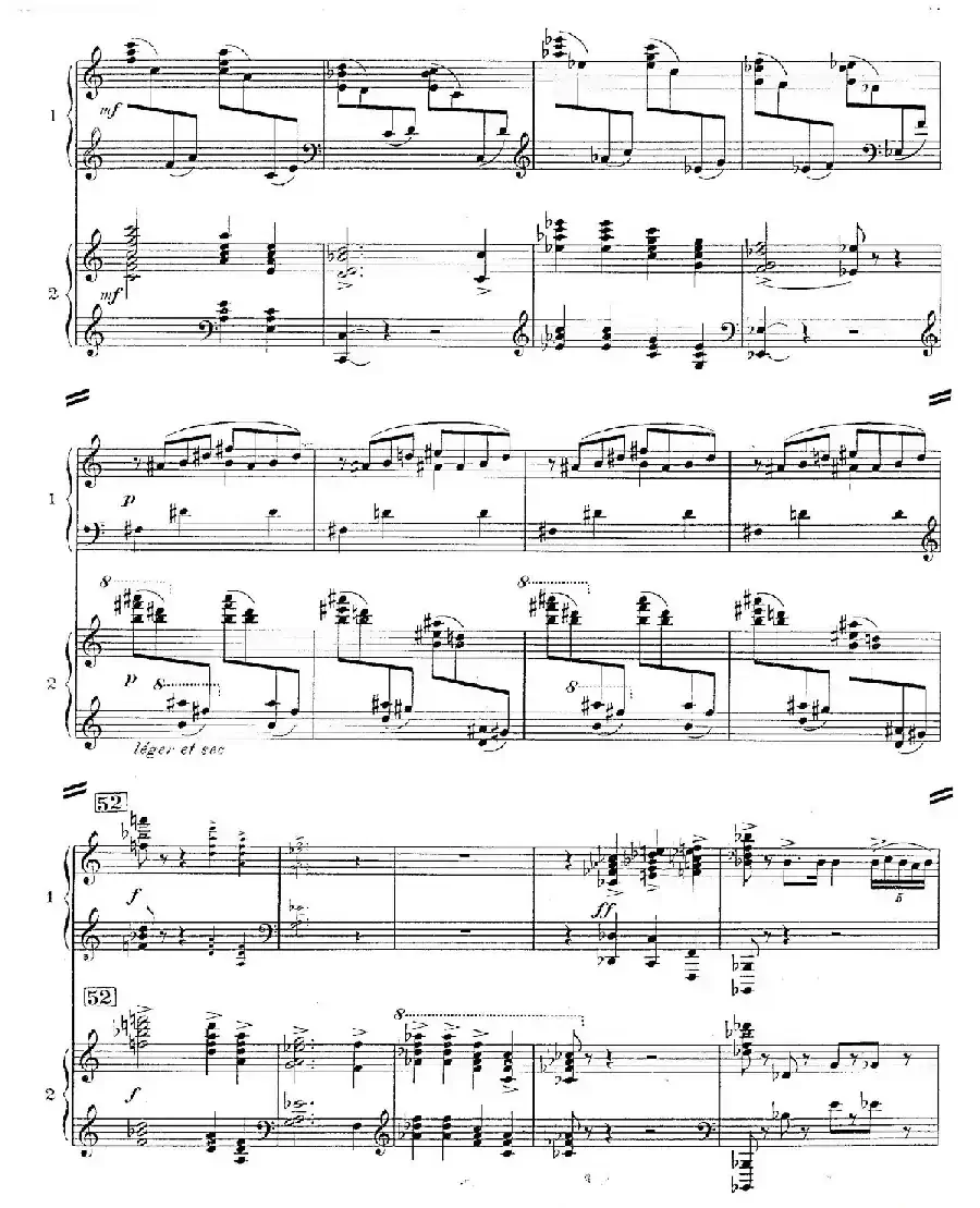 Concerto for 2 Pianos in d Minor（d小调双钢琴协奏曲· 第三乐章）