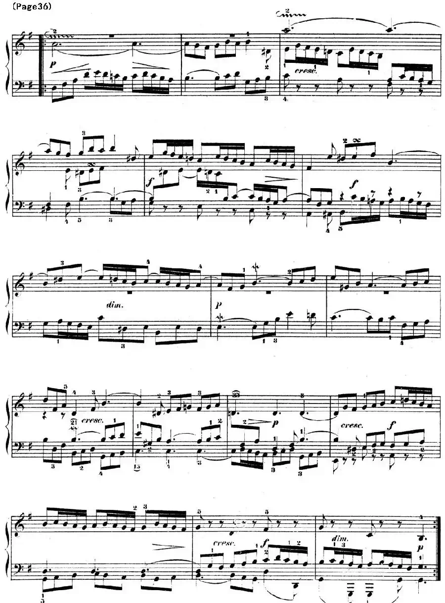 哥德堡变奏曲 巴赫 Goldberg Variationen BWV988
