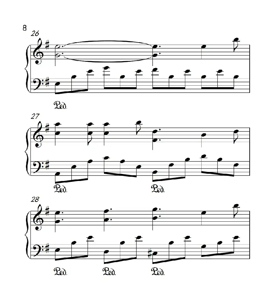 伊人如梦（《弹吧音教》制谱）