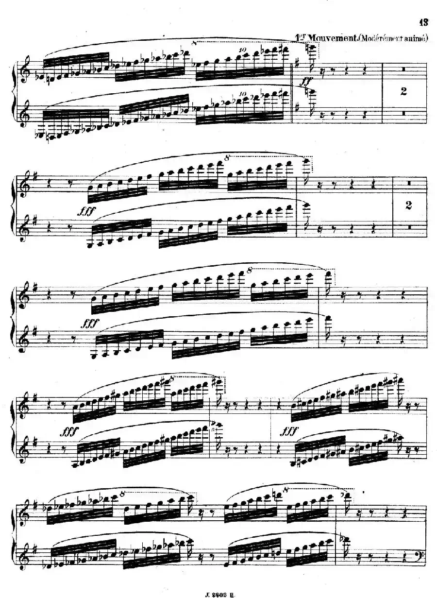 Symphony on a French Mountain Air Op.25（法国山歌交响曲·钢琴独奏·Ⅰ）