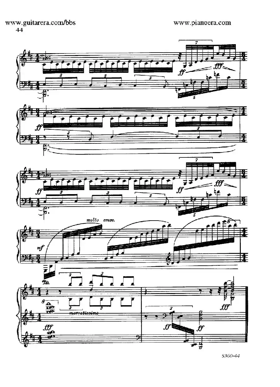 Fourth Piano Sonata S.360（第四钢琴奏鸣曲）