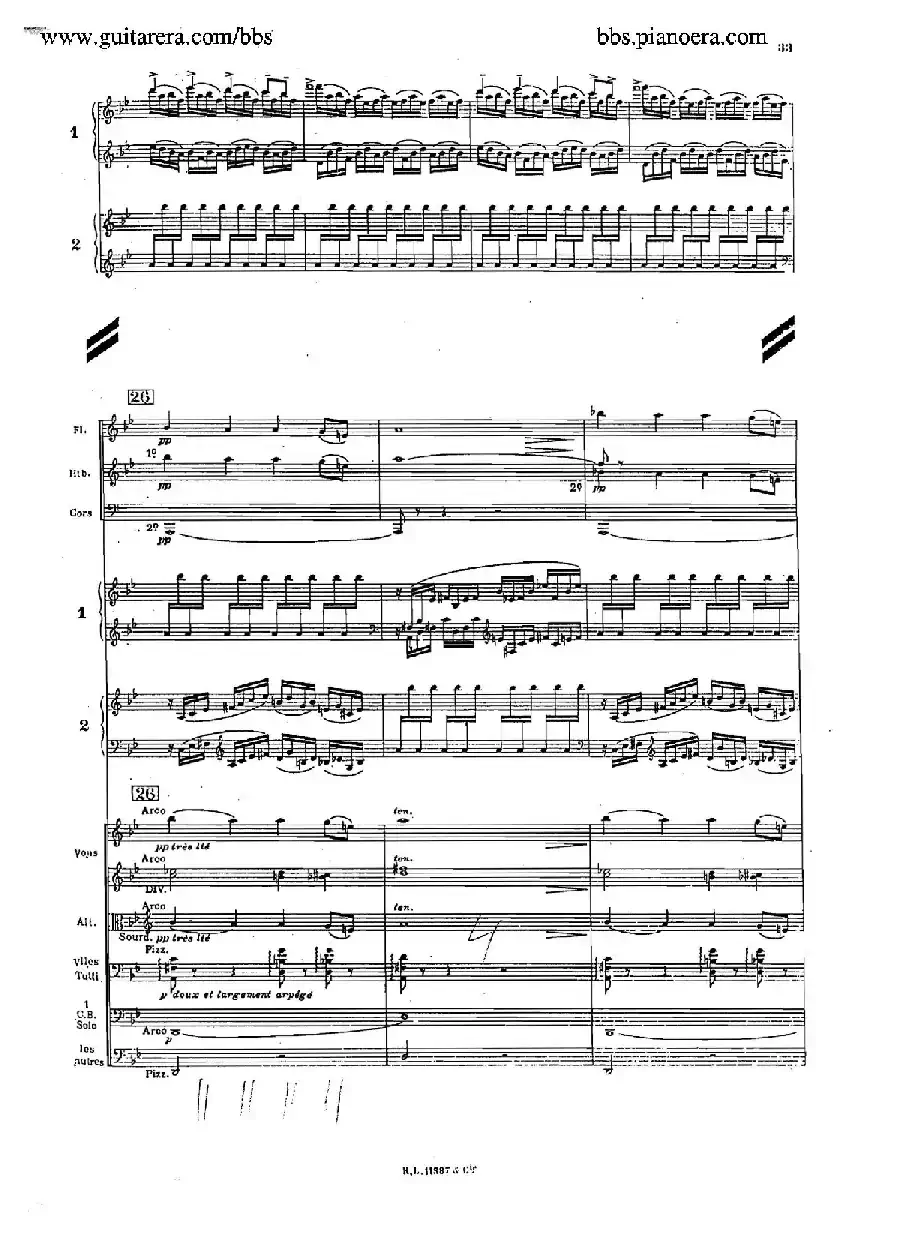 Concerto for 2 Pianos in d Minor（d小调双钢琴协奏曲·总谱）