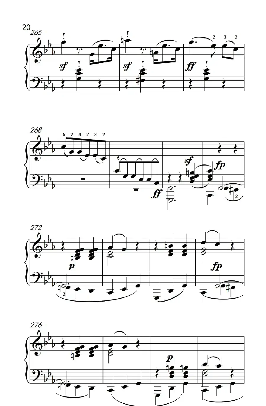 奏鸣曲 Opus 10 Nr.1 第一乐章(贝多芬奏鸣曲集 2)