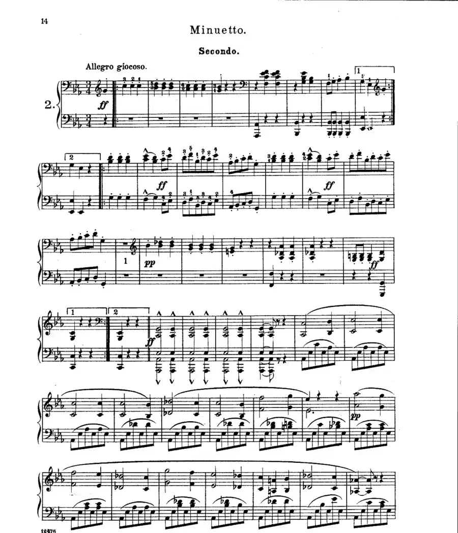 L'Arlesienne Suite No·1（阿莱城姑娘·第一组曲·四手联弹）