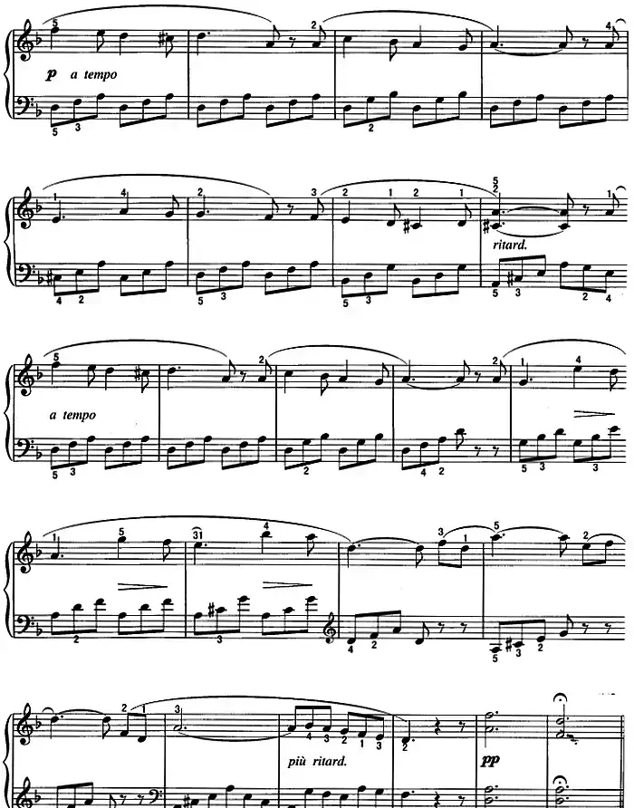 不可不弹的世界钢琴名曲：勿忘我
