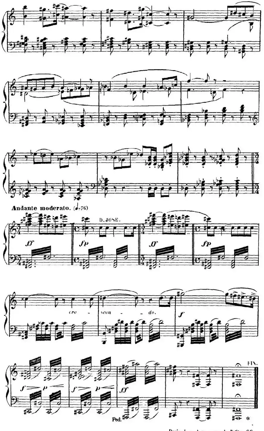 Carmen for Solo Piano（卡门全剧钢琴独奏版）（No.27）