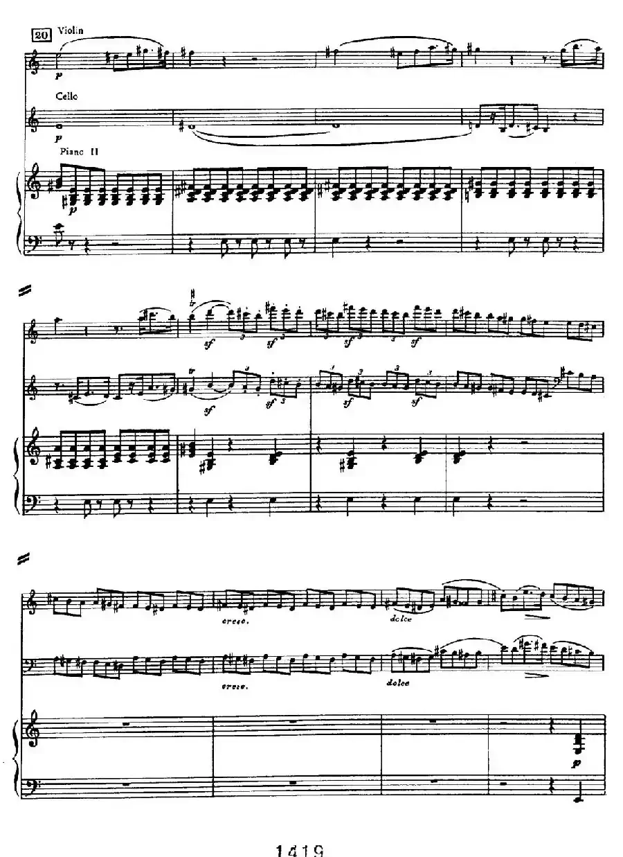 Triple Concerto in C Major Op.56（C大调三重协奏曲·双钢琴·Ⅰ）