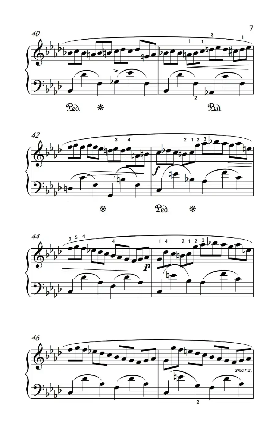 第九级1.练习曲 Op.25 No.2（中央音乐学院 钢琴（业余）考级教程 7-9级）