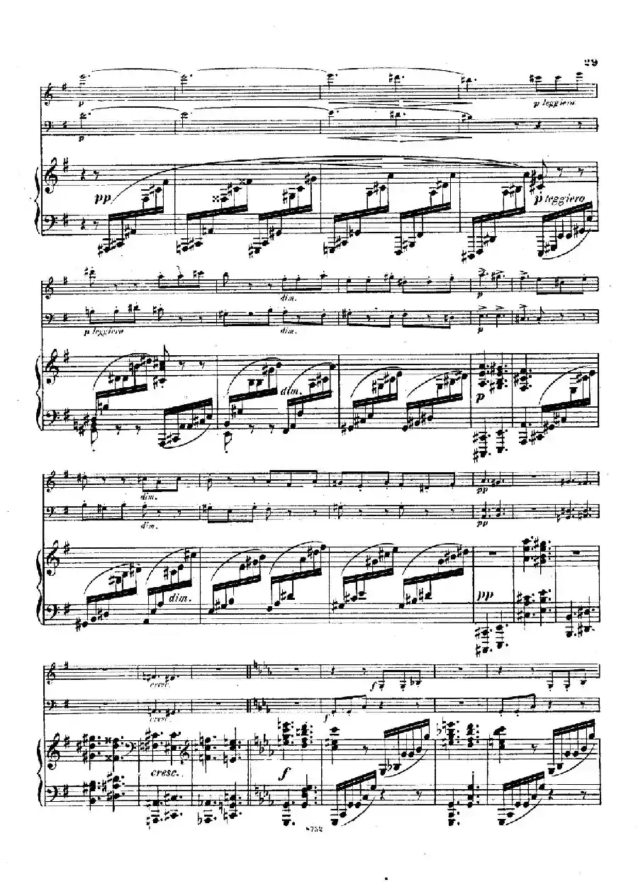 Piano Trio No.3 in c Minor Op.101（c小调第三钢琴三重奏）