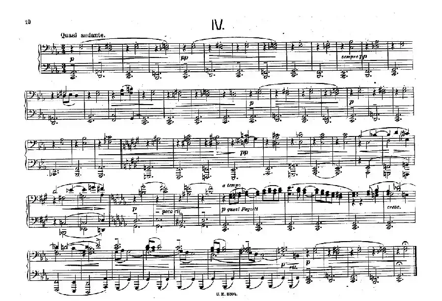 5 Waltzes Op.51-4 Hands（5首圆舞曲-四手联弹）