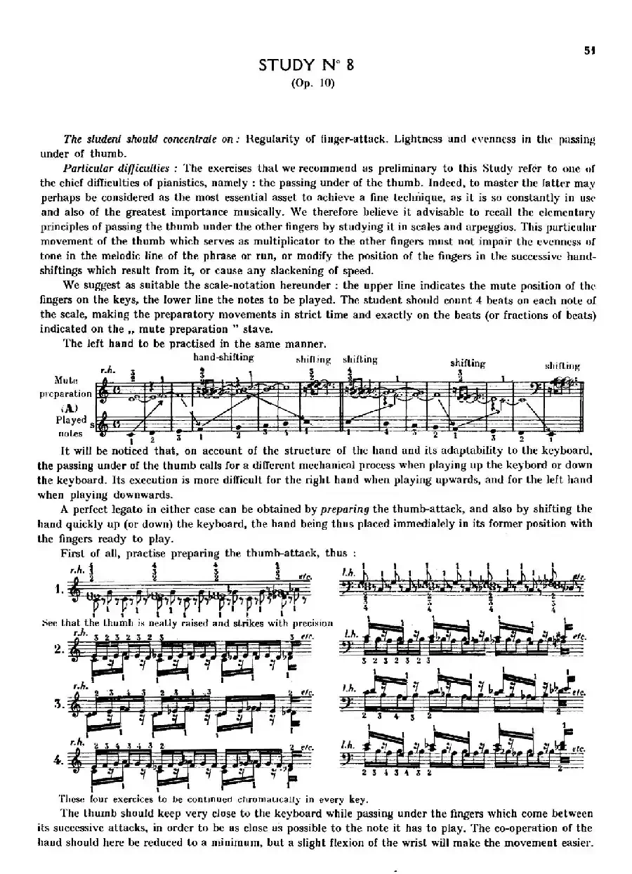 12 Etudes Op.10 柯尔托教学版（12首练习曲·8）
