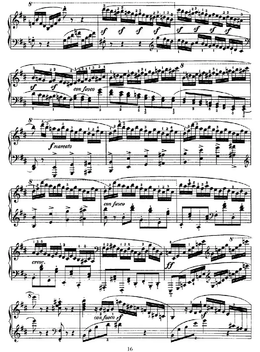 Capriccio Brillante in B Major Op.22（B大调华丽随想曲·钢琴独奏）
