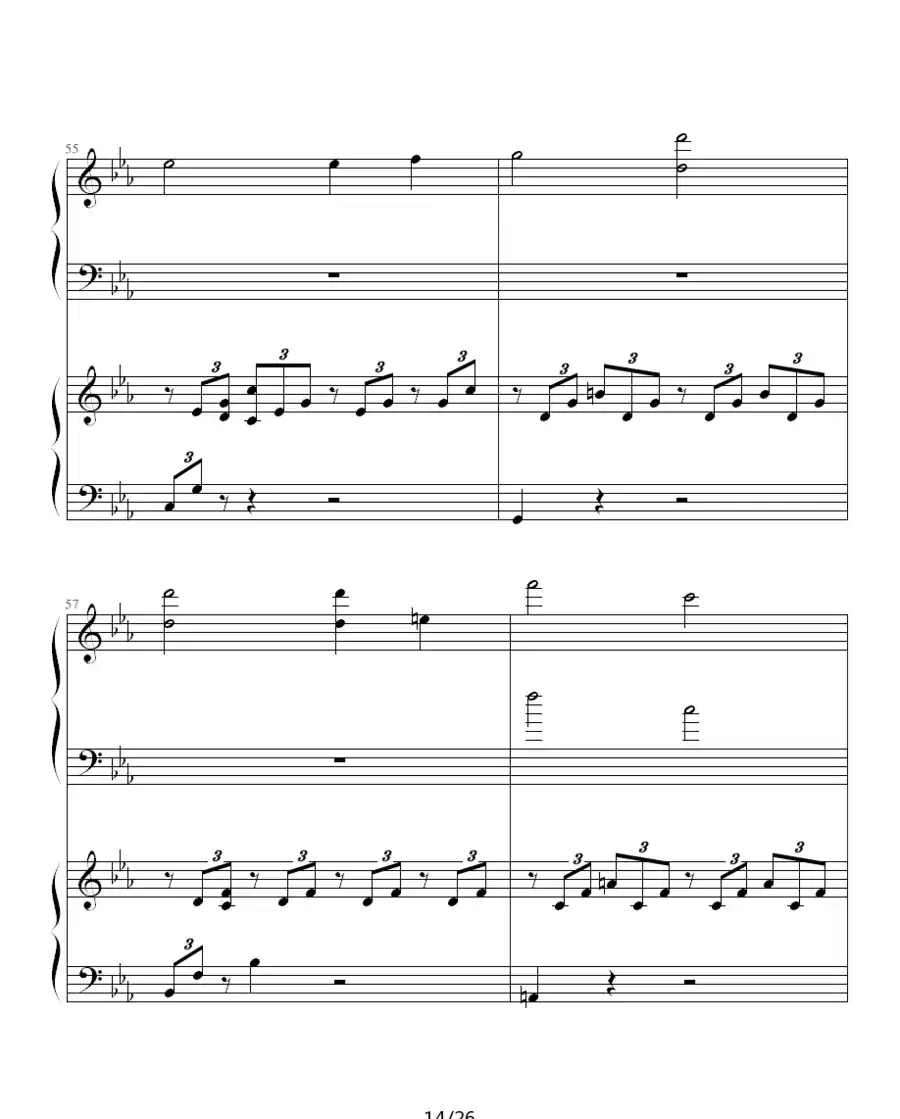 ココロの音(双钢琴)