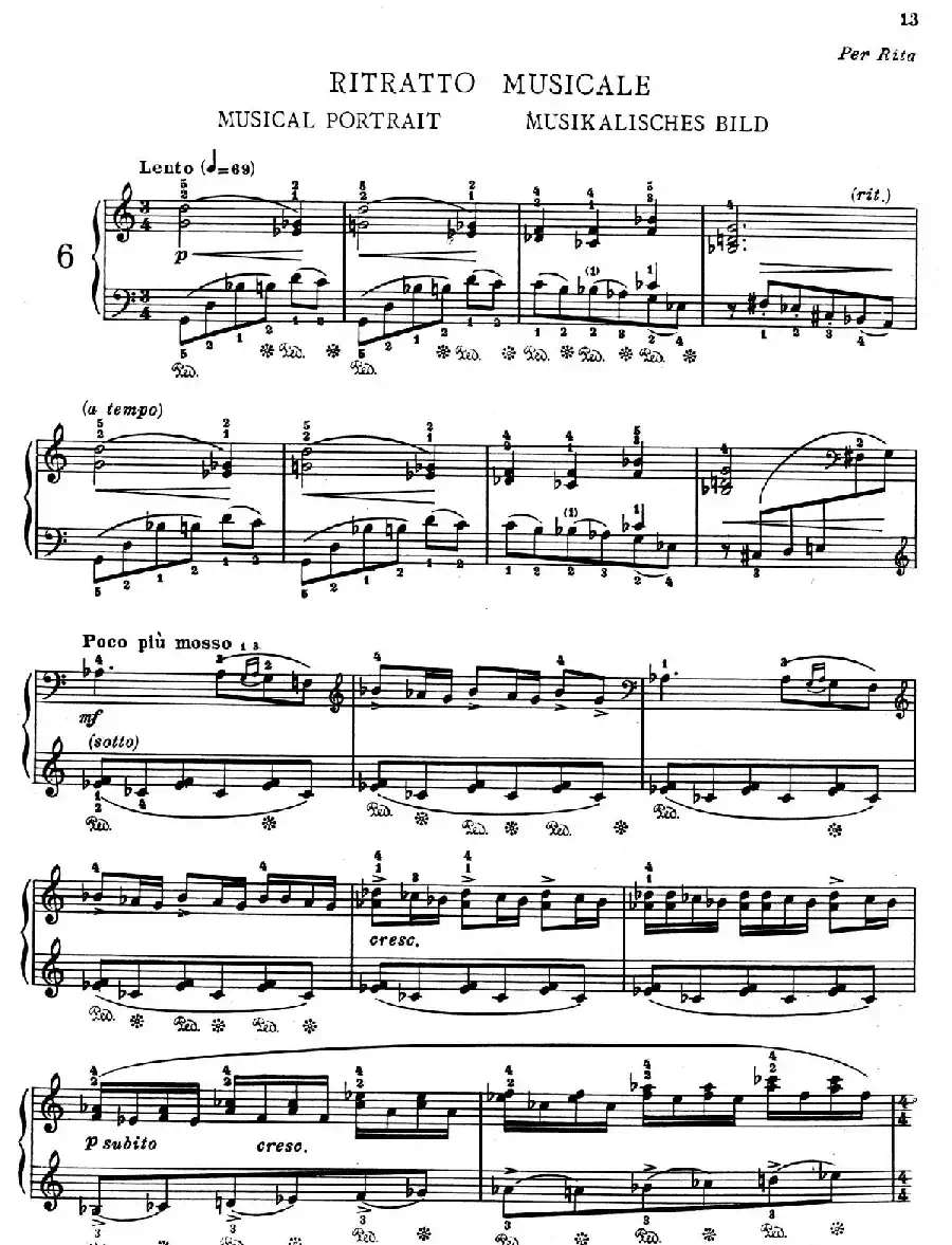 Children's Album Book 1 Op.62（儿童钢琴曲集·6）