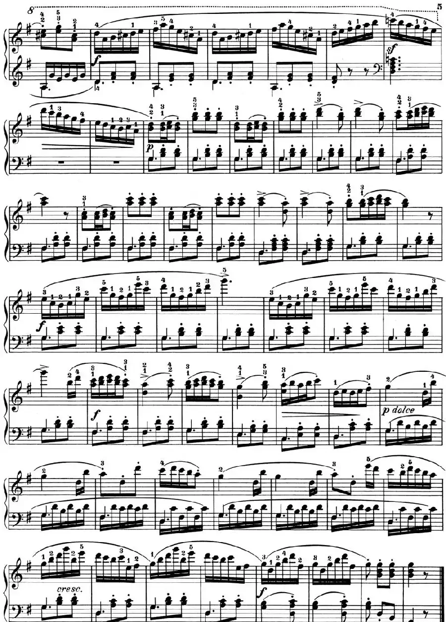 25首车尔尼Op.748练习曲（NO.2）