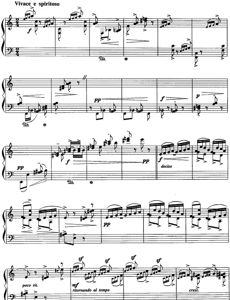 现代钢琴曲：20、小品
