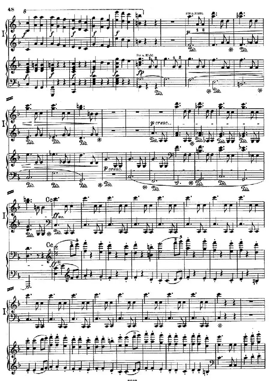 d小调第九交响曲 Op.125（双钢琴P43——52）