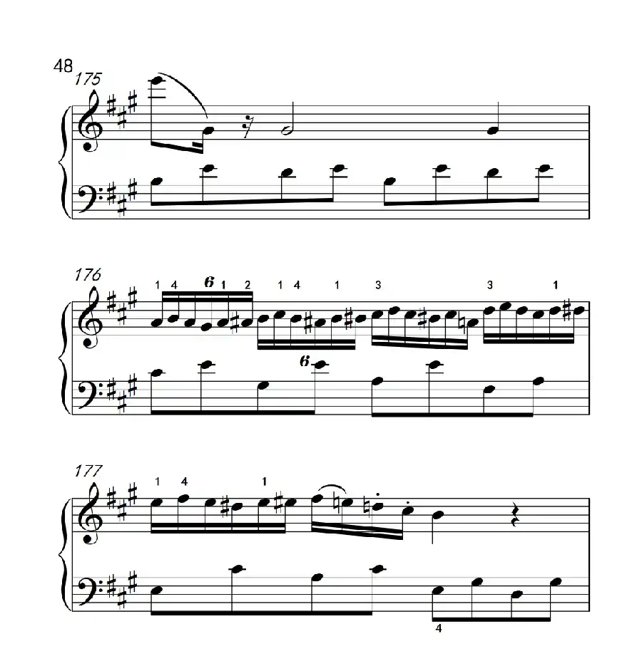 奏鸣曲 Opus 2 Nr.2 第四乐章(贝多芬奏鸣曲集 1)