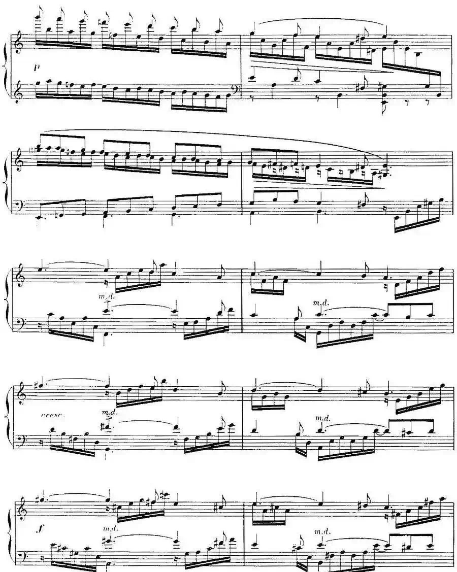 福雷13首船歌：Barcarolle No·9 in A min, Op·101