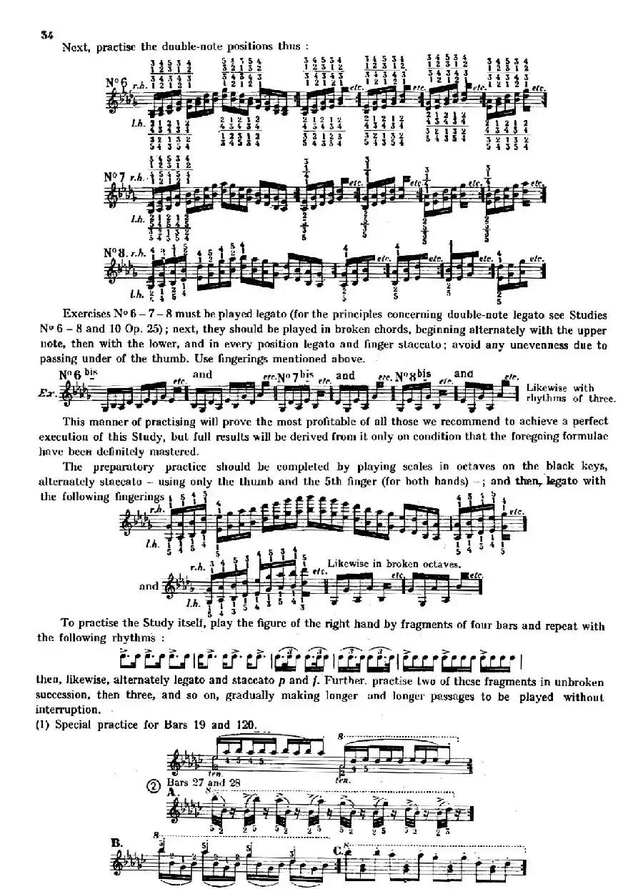 12 Etudes Op.10 柯尔托教学版（12首练习曲·5）