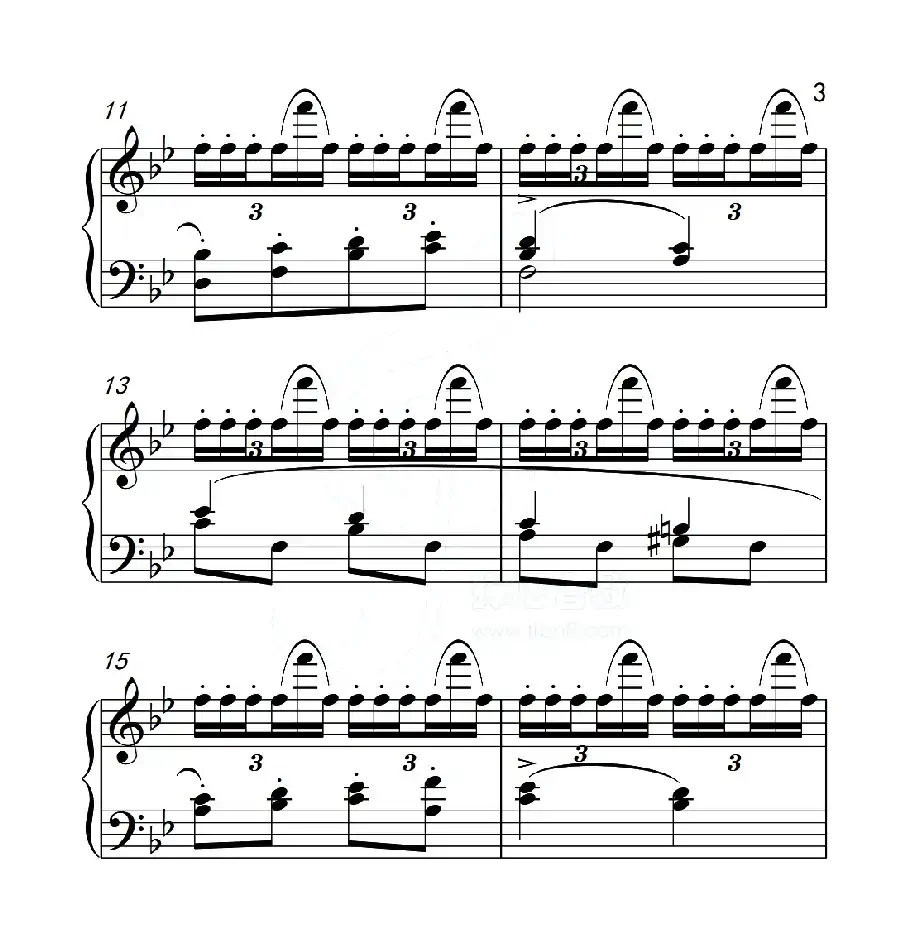 第五级A组 练习曲(中国音乐学院钢琴考级作品1~6级)