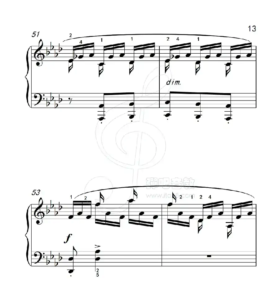 练习曲 57（克拉莫钢琴练习曲60首）