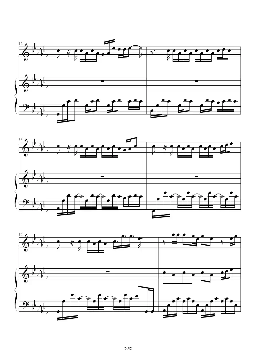 园游会（钢琴伴奏谱）