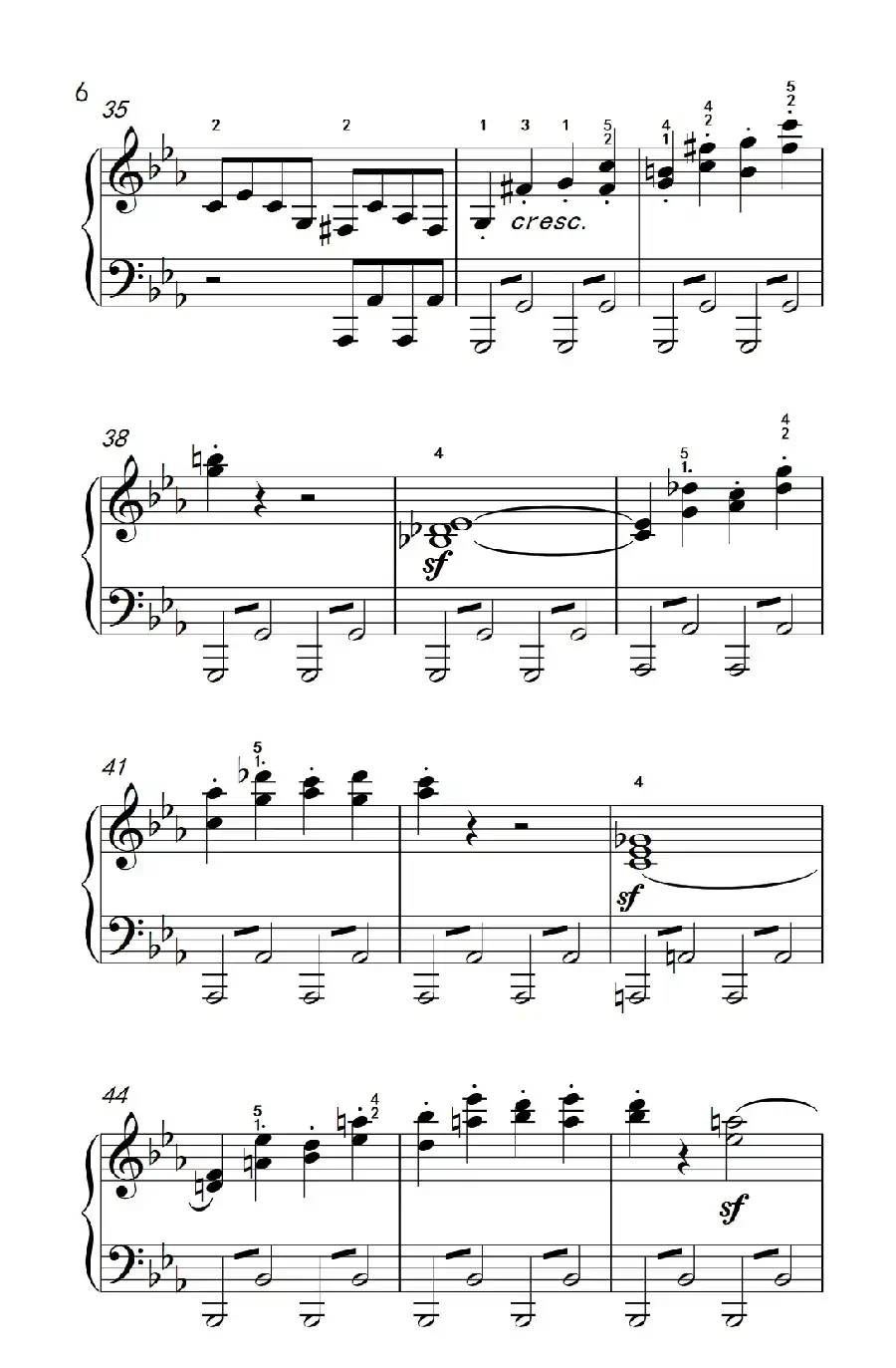 第八钢琴奏鸣曲（悲怆） 极慢的慢板序奏转辉煌的快板