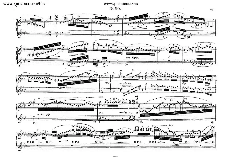 Piano Concerto No.2 in f Minor Op.21（f小调第二钢琴协奏曲·四手联弹版）