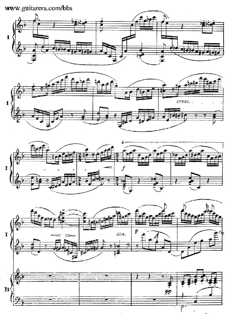 Rhapsody On A Theme Of Paganini Op.43（帕格尼尼主题狂想曲·双钢琴）（P41——60）
