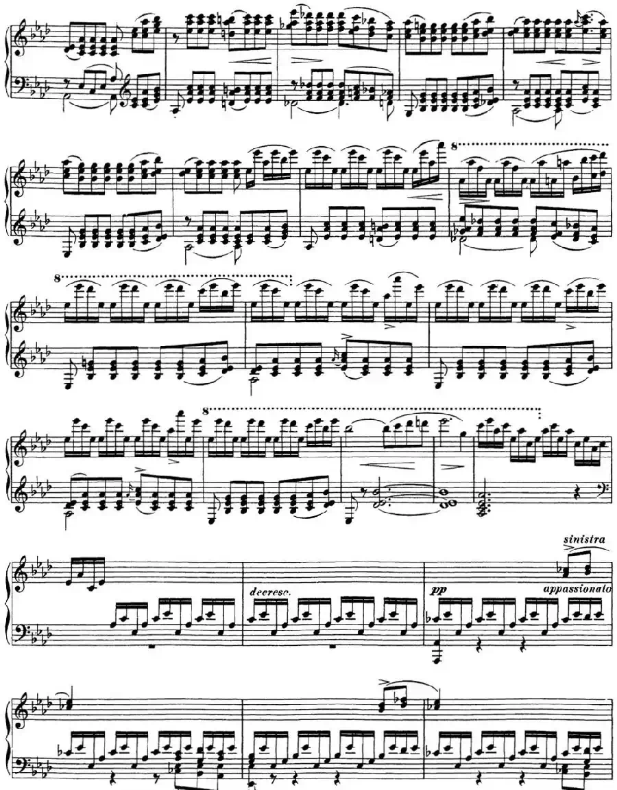 舒伯特f小调即兴曲D.935，Op.142（NO.1）