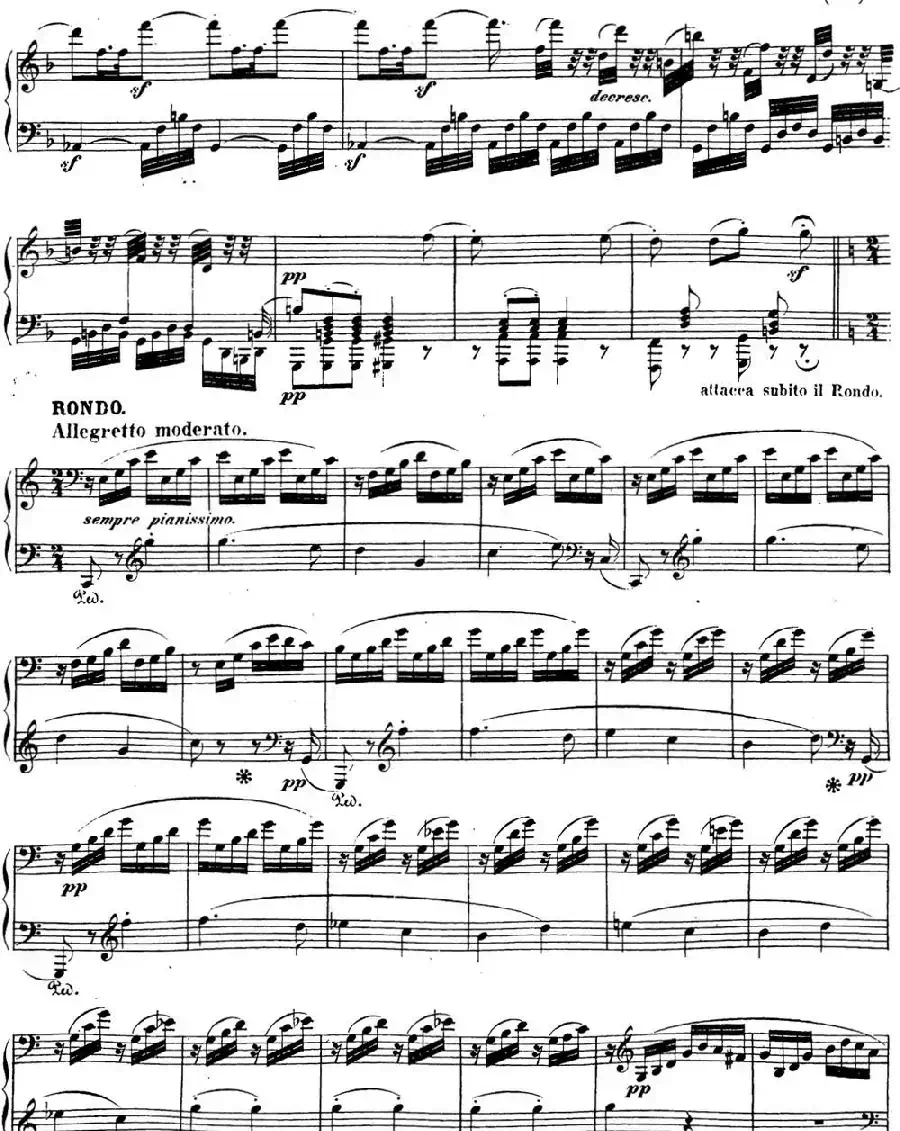 贝多芬钢琴奏鸣曲21 黎明(华尔斯坦) C大调 Op.53 C major