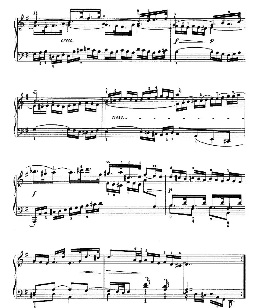 Six Partitas BWV 825-830（6首帕蒂塔·5）