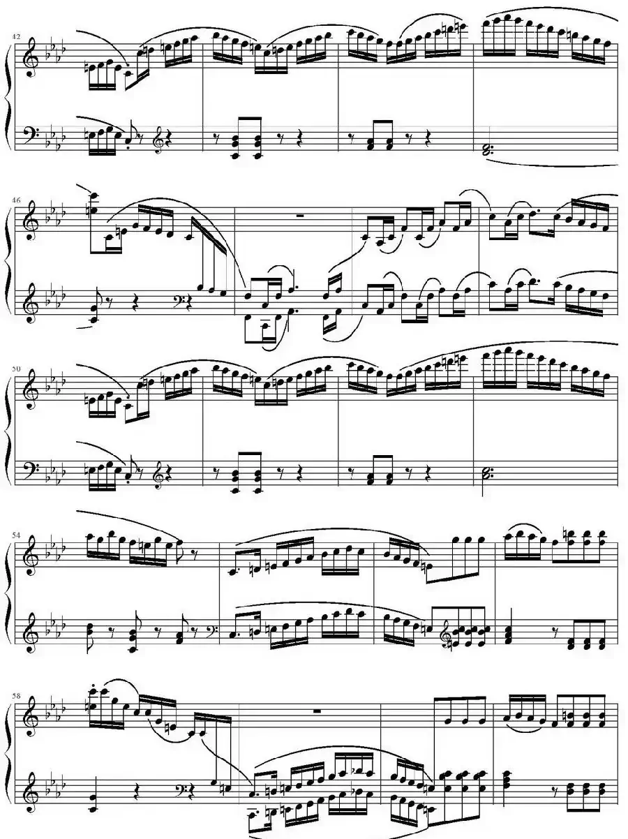 小奏鸣曲(Op.20,No.3 第三乐章)(库劳作曲版)